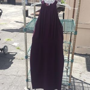 Eva Mendes size 8 sleeveless dress Zip in back